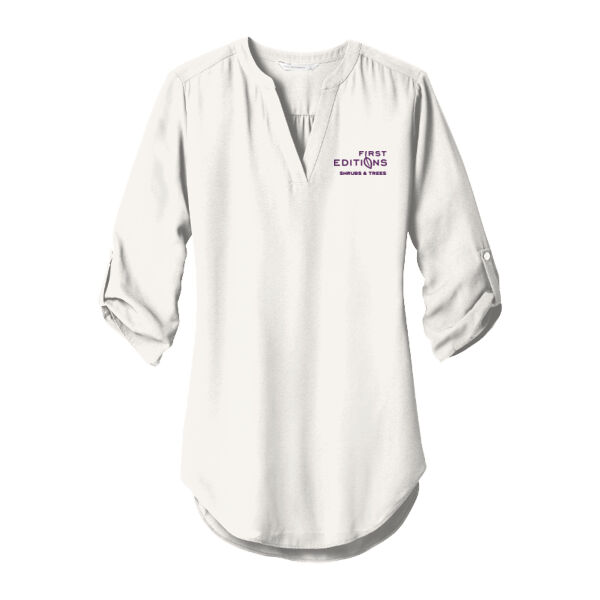 Port Authority ® - Ladies 3/4 Sleeve Tunic Blouse - Embroidered Logo Thumbnail