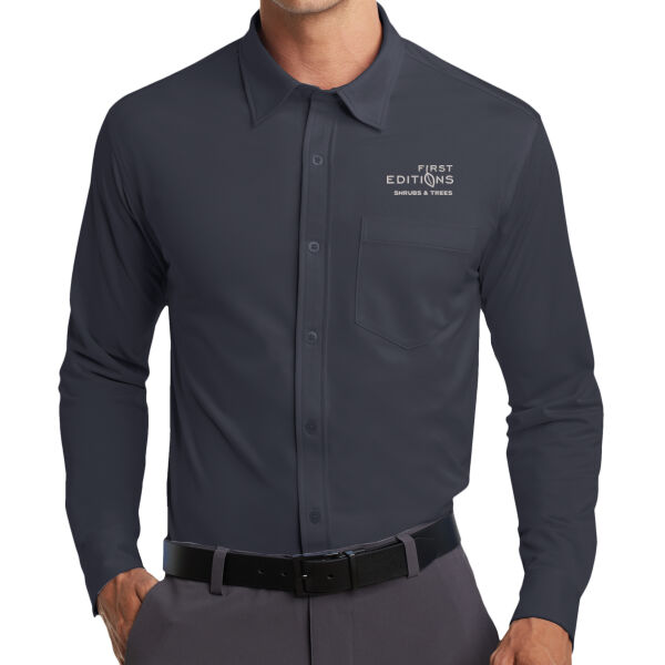 Port Authority ® - Dimension Knit Dress Shirt - Embroidered Logo Thumbnail
