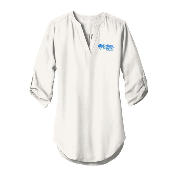 Port Authority ® - Ladies 3/4 Sleeve Tunic Blouse - Embroidered Logo Thumbnail