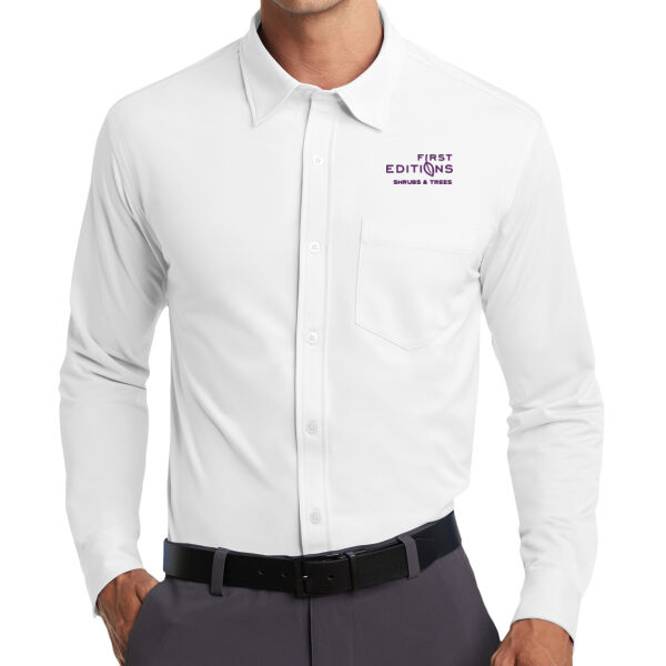 Port Authority ® - Dimension Knit Dress Shirt - Embroidered Logo Thumbnail