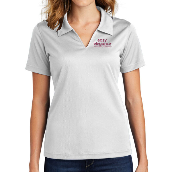 Sport-Tek - Ladies Dri-Mesh V-Neck Polo - Embroidered Logo Thumbnail