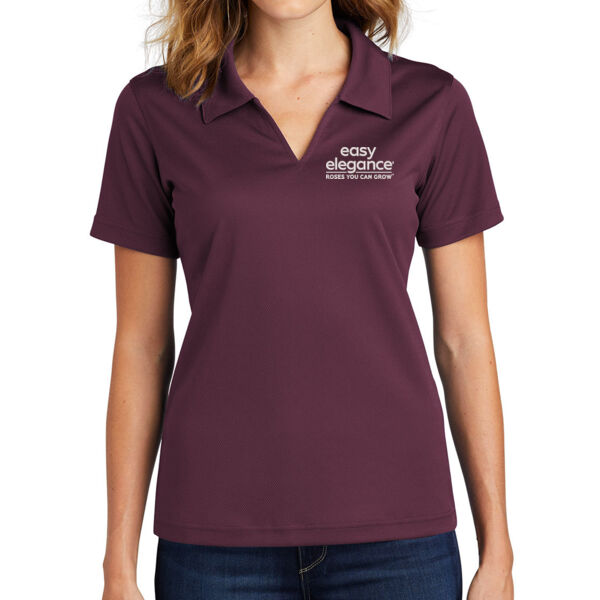 Sport-Tek - Ladies Dri-Mesh V-Neck Polo - Embroidered Logo Thumbnail